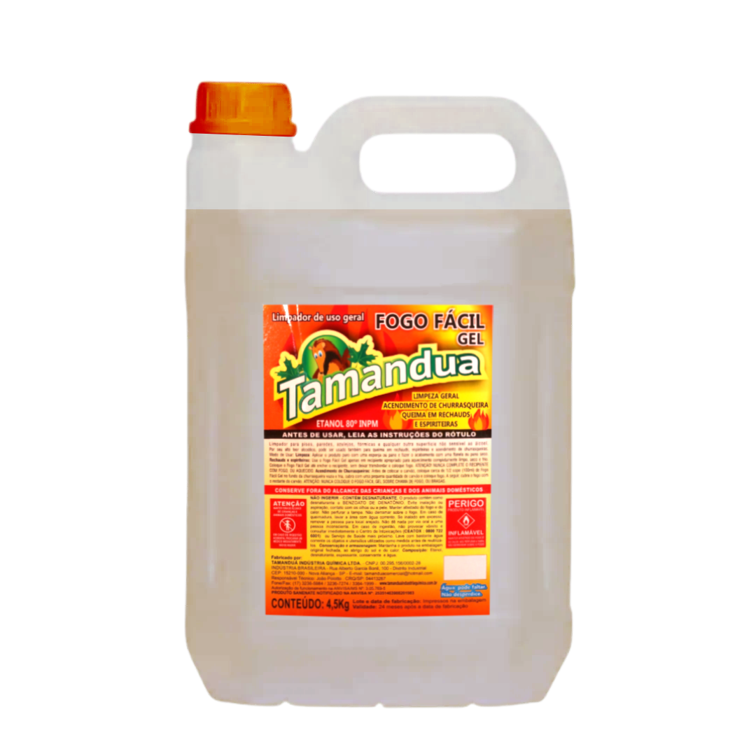 Fogo Fácil Gel Tamanduá 5L
