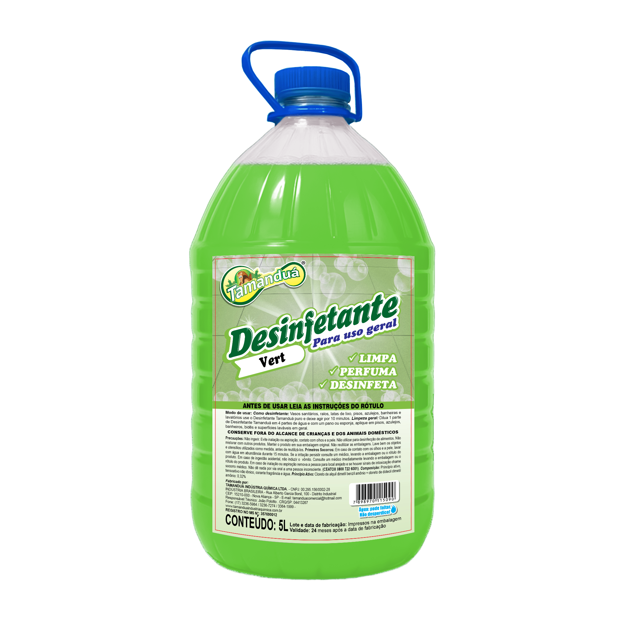 Desinfetante Tamanduá Vert 5L
