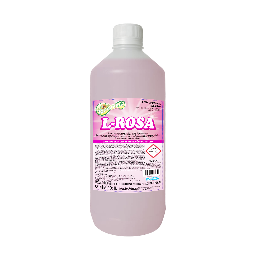 L-Rosa Tamanduá Desincrustante Alcalino Profissional 1L