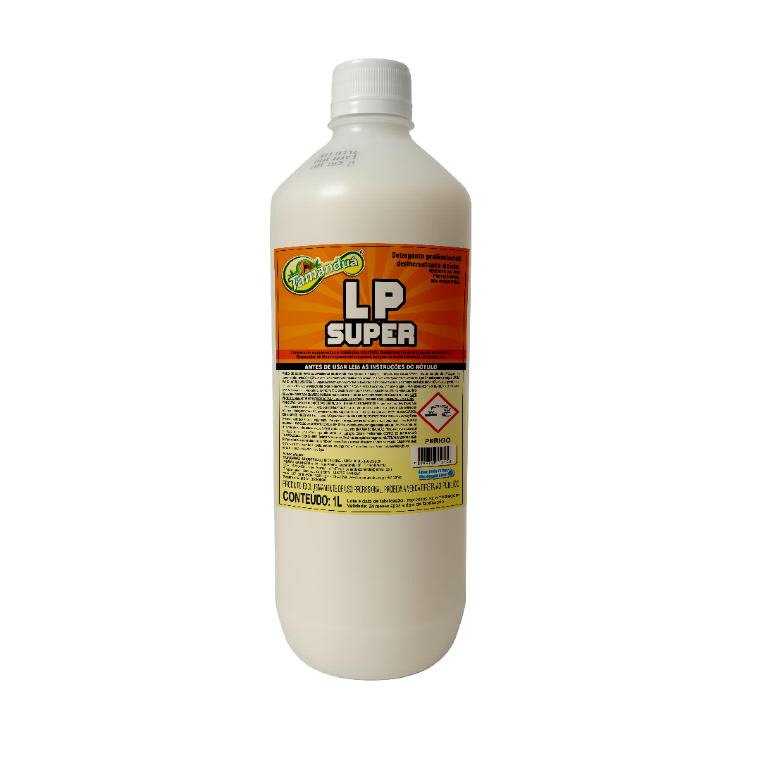 LP Super Tamanduá Desincrustante Ácido Profissional 1L