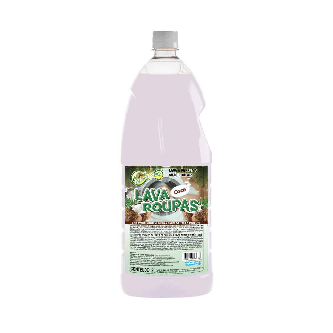 Lava Roupas Tamanduá Côco 2L