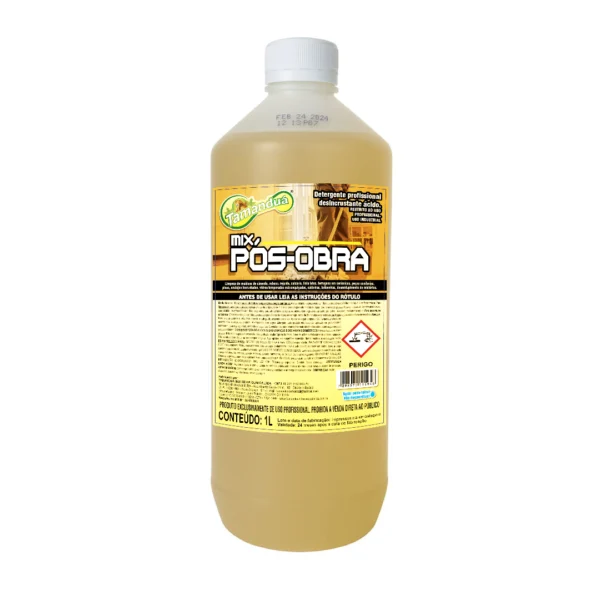 Mix Pós Obra Tamanduá Desincrustante Ácido Profissional 1L