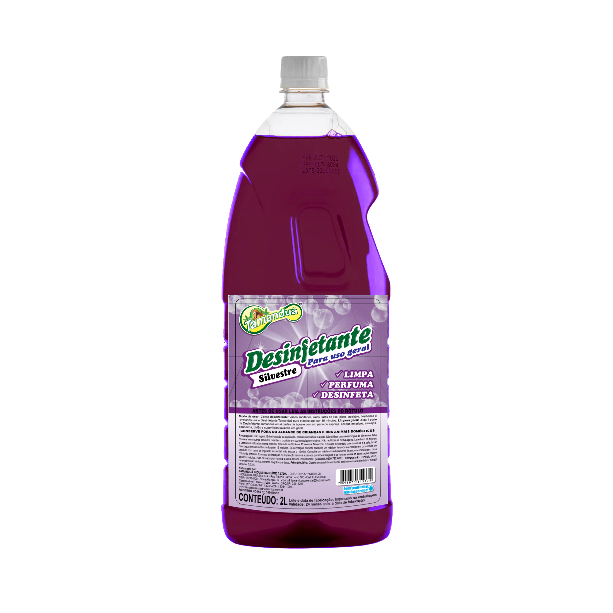 Desinfetante Tamanduá Silvestre 2L