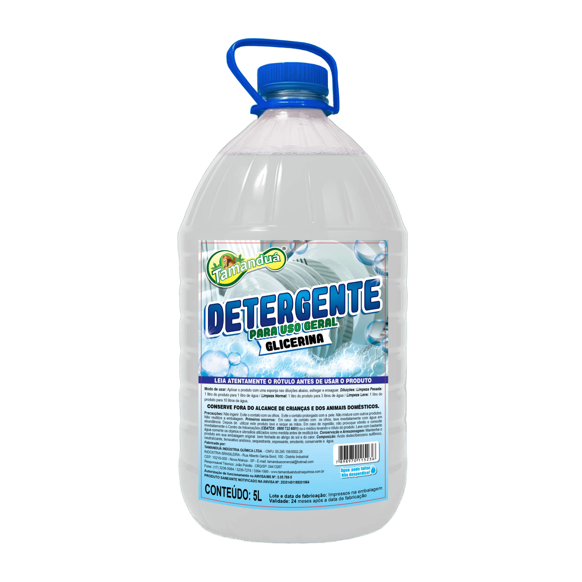 Detergente Glicerina Tamanduá 5L