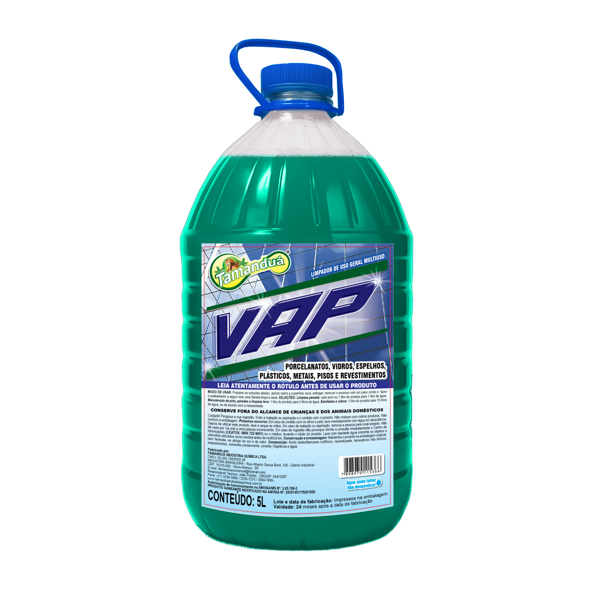 Limpador de Uso Geral Multiuso VAP Tamanduá 5L
